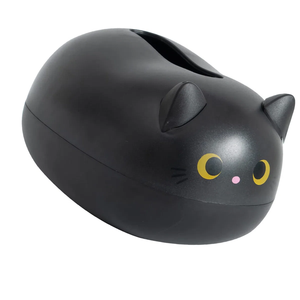 Naroote Taschentuchhalter, Cartoon, Einfache, Verschleißfeste Taschentuchbox, Multifunktional, Kompakt, für Schlafzimmer und Küche (Black)