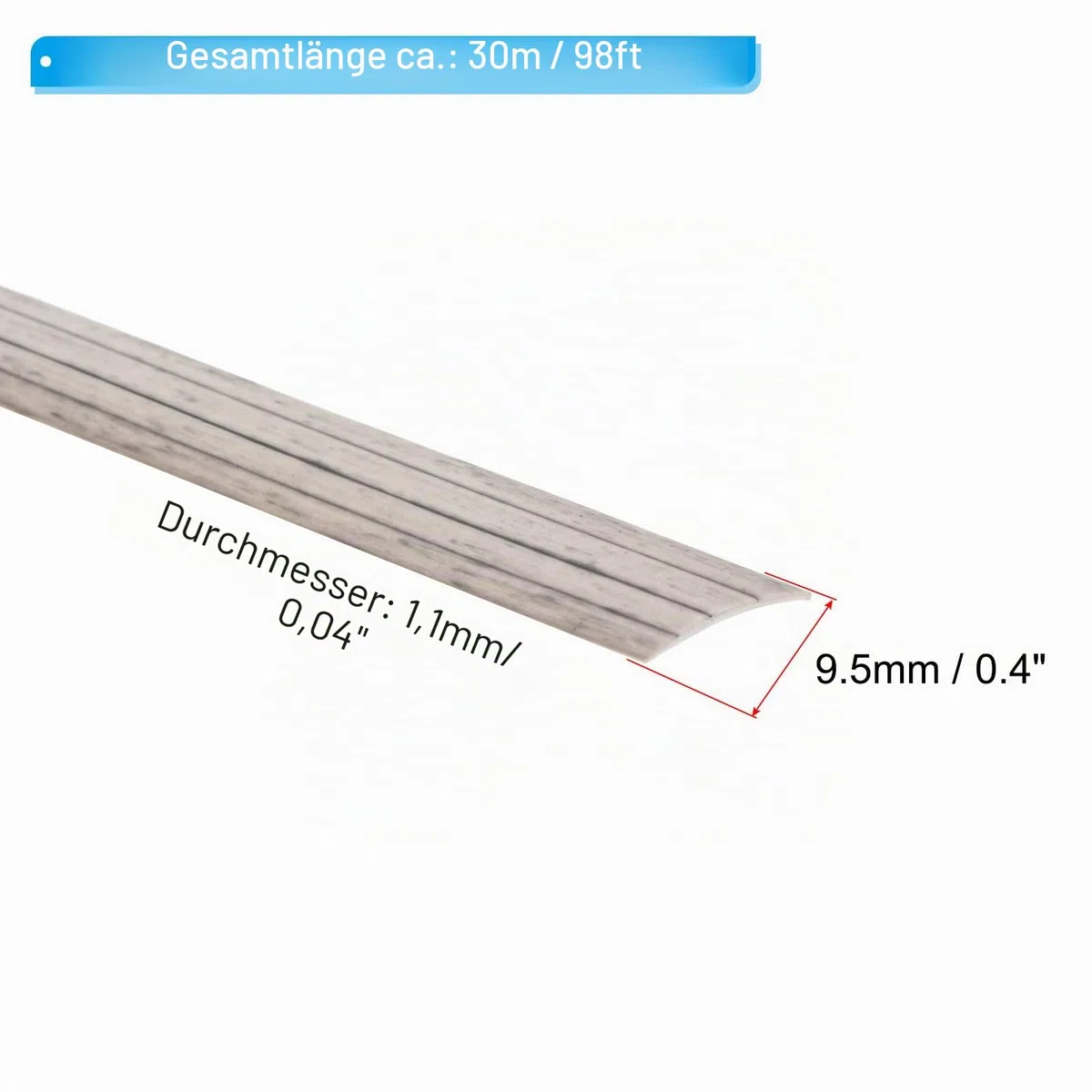 PATIKIL Korbwaren Reparatur Kit 30m/98ft PE Rattan Ersatz Reparatur DIY Set für Korbweide Befestigung Möbel Terrasse Möbel Reparatur Helles Gelb