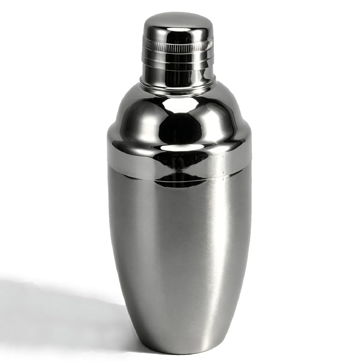 Cocktail-Shaker aus Edelstahl Mit Sieb Und Deckel, Kleiner Martini-Shaker aus Edelstahl, Kleiner Mini-Martini-Shaker Für Mixgetränke(Schwarz)