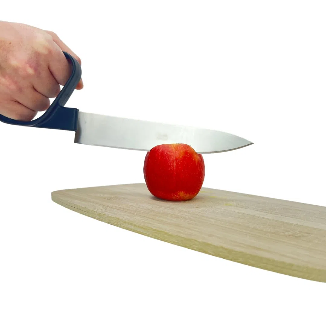 ATC Handels GmbH Ergonomische Messer REFLEX mit geschlossenem Griff und rostfreier Klinge - als Tranchiermesser oder Brotmesser Spülmaschinenfest bis 70°C (glatte Klinge)