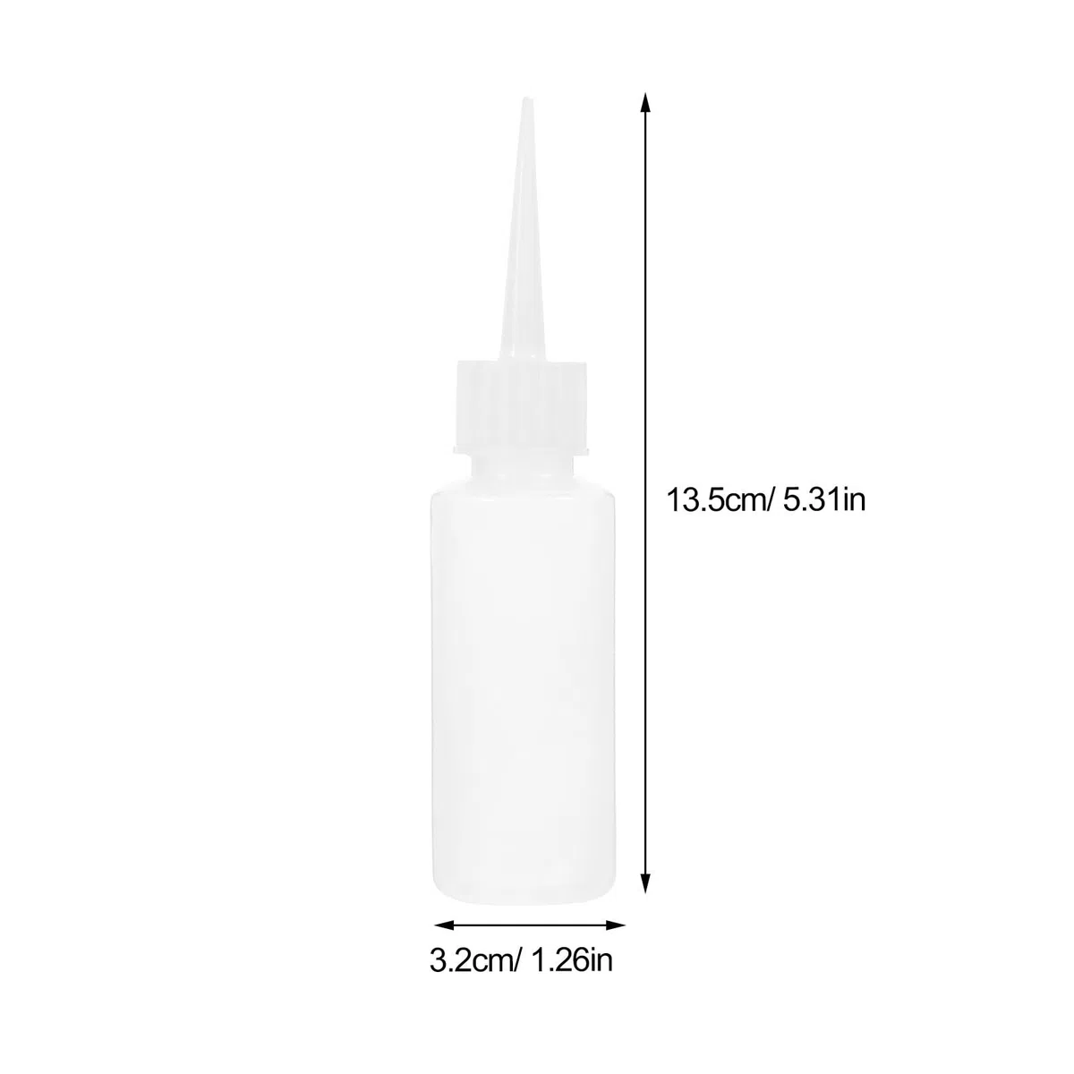 DOITOOL 20 Stücke Spritzflasche Kleine Quetschflaschen mit Kappe Nachfüllbare Condiment Squeeze Flasche Kunststoff Tropfflaschen für Kunst Handwerk BBQ Öl Ketchup Sauce 50ml