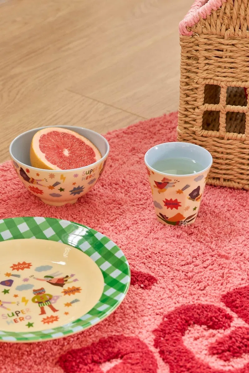 Rice Melamin Schüssel Kinderschüssel Schale klein - hellblau - Hero Print