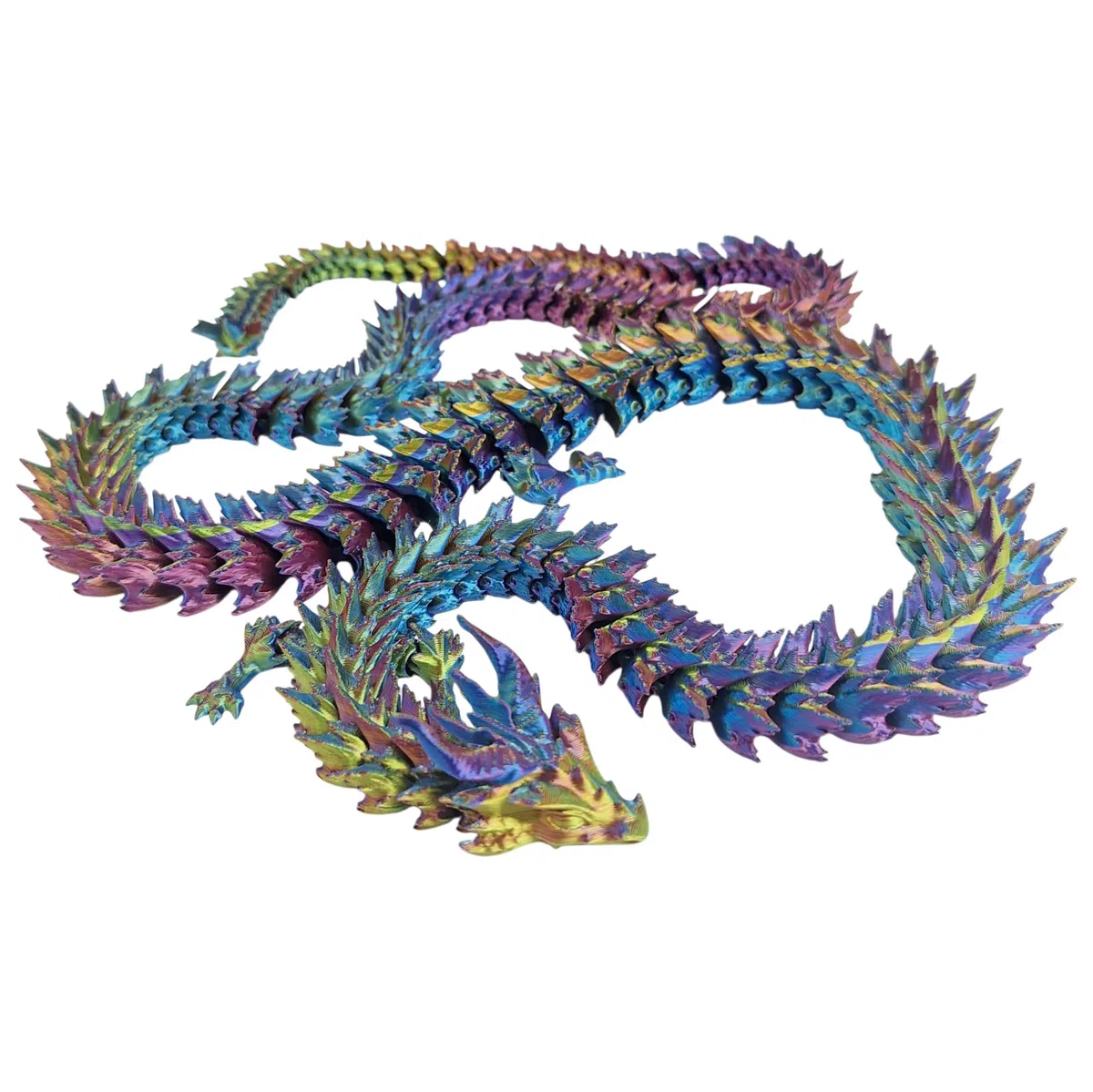 Generisch 3D Gedruckter Drache 126 cm – Bewegliche Drachen Figur – Fantasy Deko & Sammlerstück – Articulated Dragon