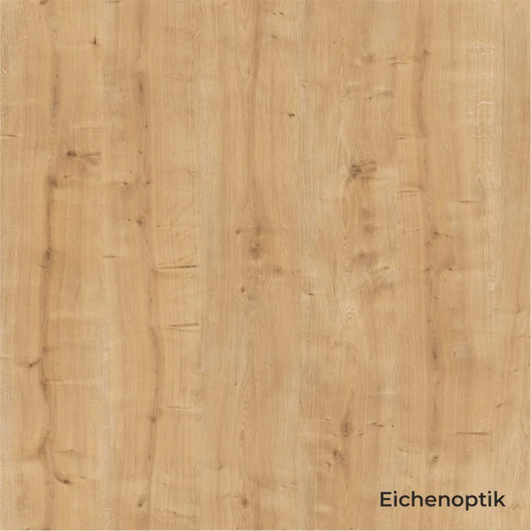 Couch-Tablett Armlehne, Einstellbarer Sofa-Tablett, Getränkehalter, spezielles Design praktischer Metallhalterung, Sitzgarnitur Ablage, Durchmesser ⌀ 35 cm (Eiche)