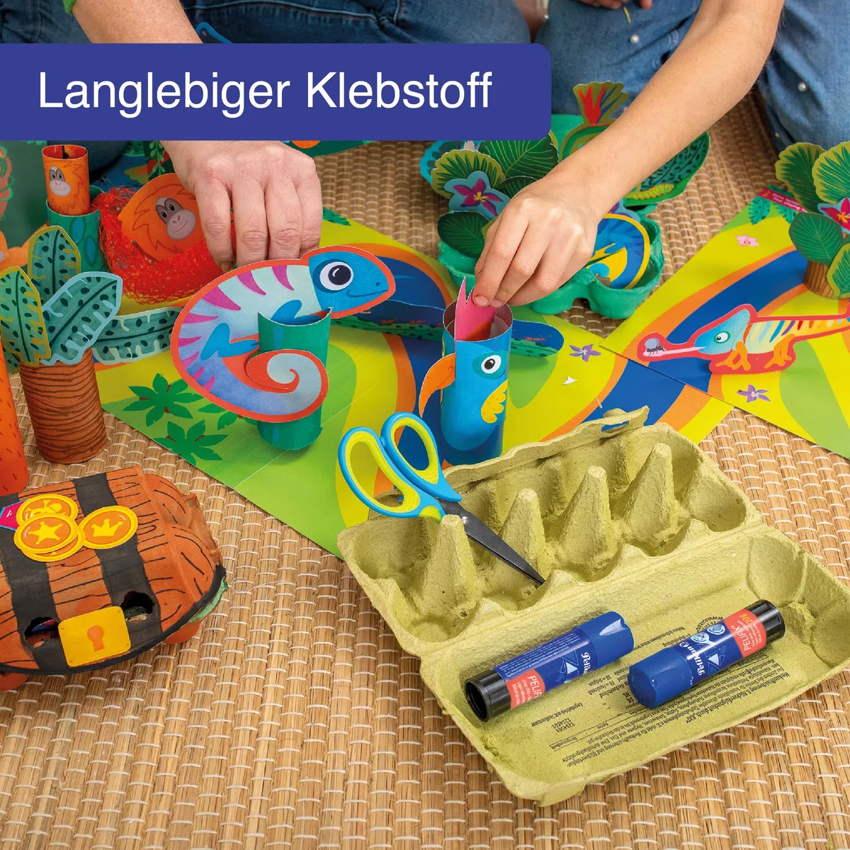 Pelifix Klebestift 20g, 20 Stück – kinderfreundlicher für Schule & Basteln