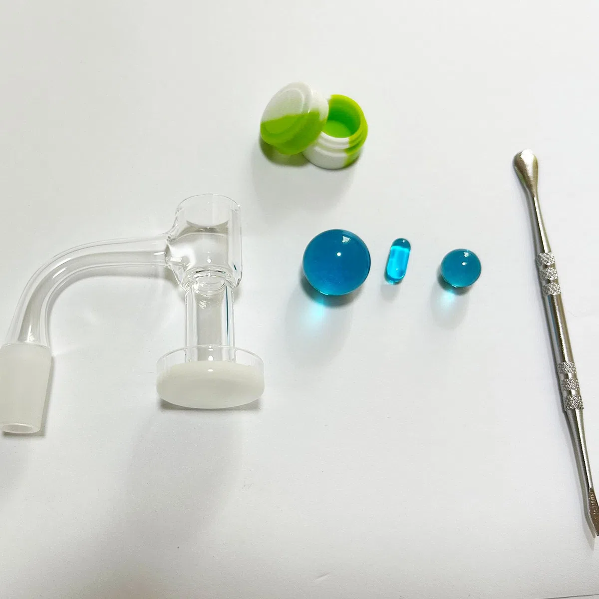 14mm Quarz Rohr Glas Tabakpfeife (Nur für Tabakgebrauch)