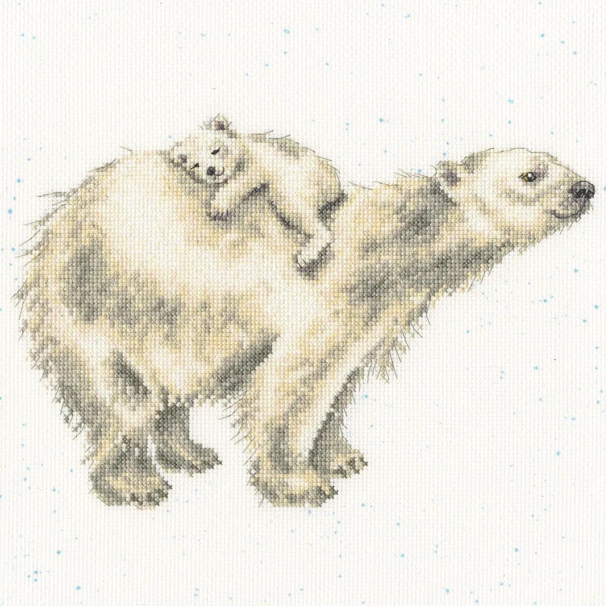 Bothy Threads Kreuzstich Set Schneebaby Zählmuster
