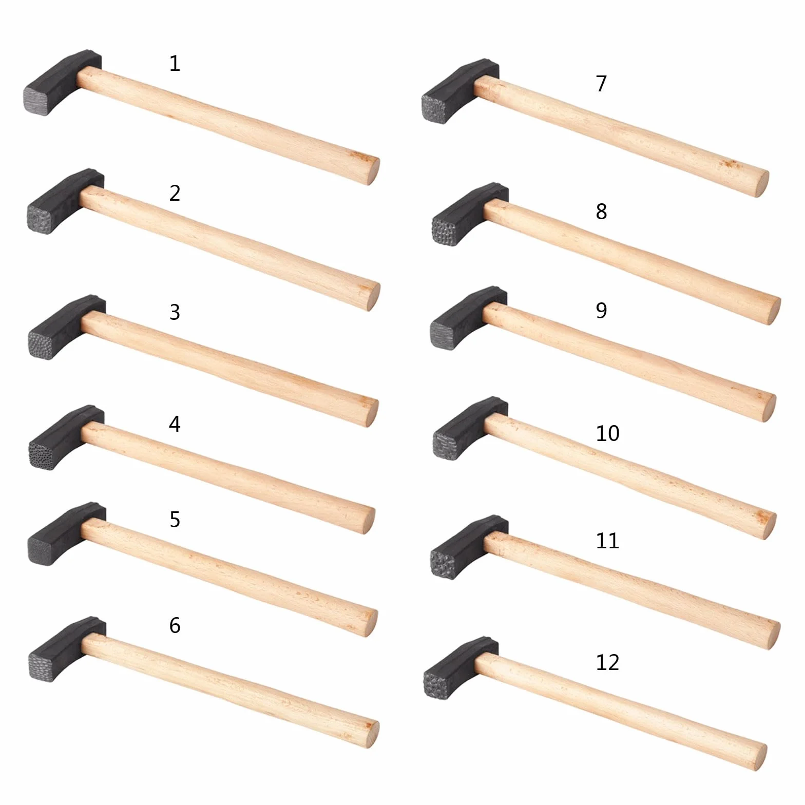 Professional Graded Texture Jewelry Hammer Beating Tool Metalworking Hammer For Jewelry Studios Workshops & Gift Making Metal Puncher