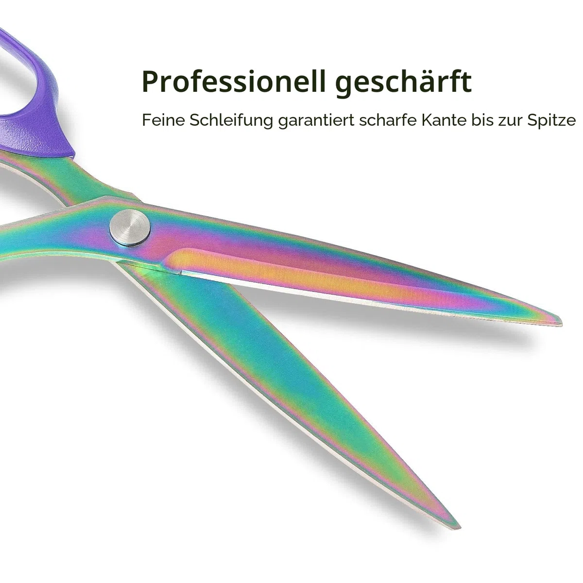 Asdirne Titanbeschichtung Nähscheren Bundle, professionelles Stoffscheren-Set, ultra-scharfe Edelstahlklingen, ergonomischer Griff, ideal für Schneider, Stickerei, Basteln