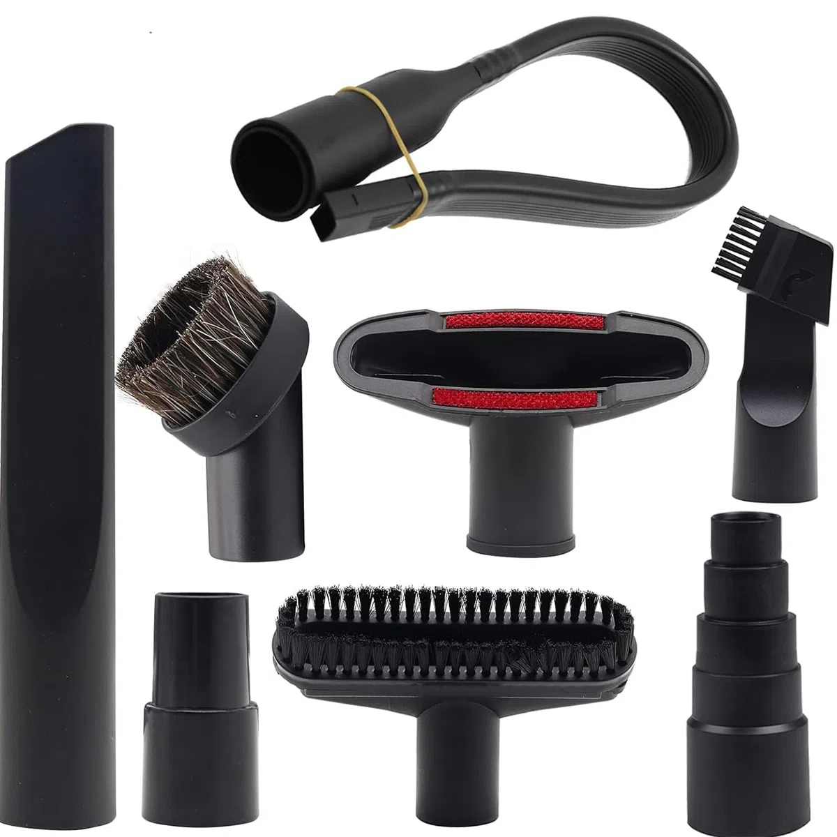 Staubsauger Aufsätze Staubsaugerdüse Staubsauger Aufsatz für Sauger mit 32mm und 35mm Durchmesser Staubsaugeradapter 62cmSchlauchadapter Werkstattstaubsauger Universal Vakuum Aufsätze Reinigungs-Set
