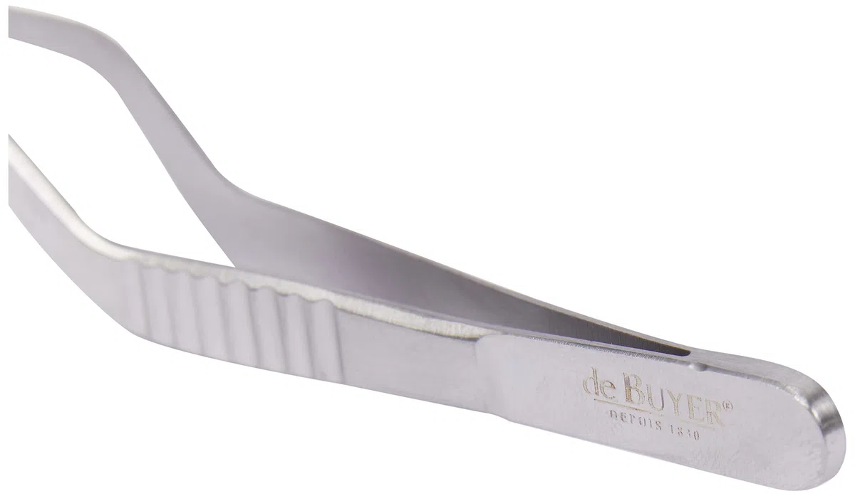 De Buyer 4237.20 Zange Grand Ellenbogen-Präsentation Edelstahl grau 20 cm