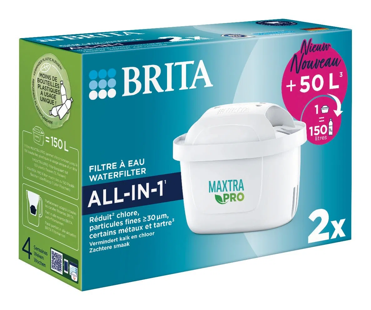Pacchetto Brita Di 2 Cartucce AlL-1 Maxtra Pro
