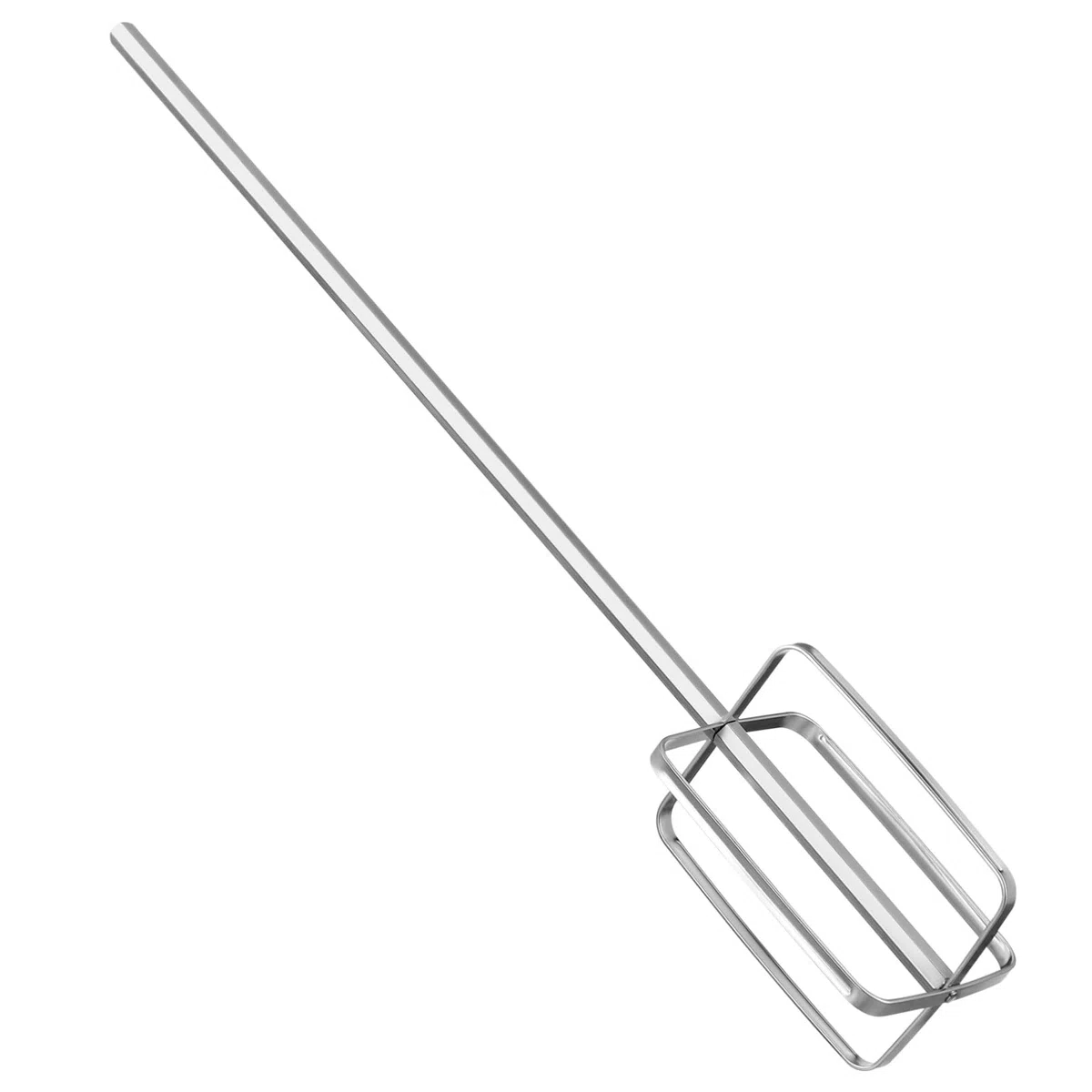 Toyvian Edelstahl Rührstab Extra Lang für Bohrmaschine Handpaste und Fleischpaste Whisk Robuster Mixer Rührbesen für Saucen Teig Pancake Ergonomisch und Leicht zu Wiederverwendbar