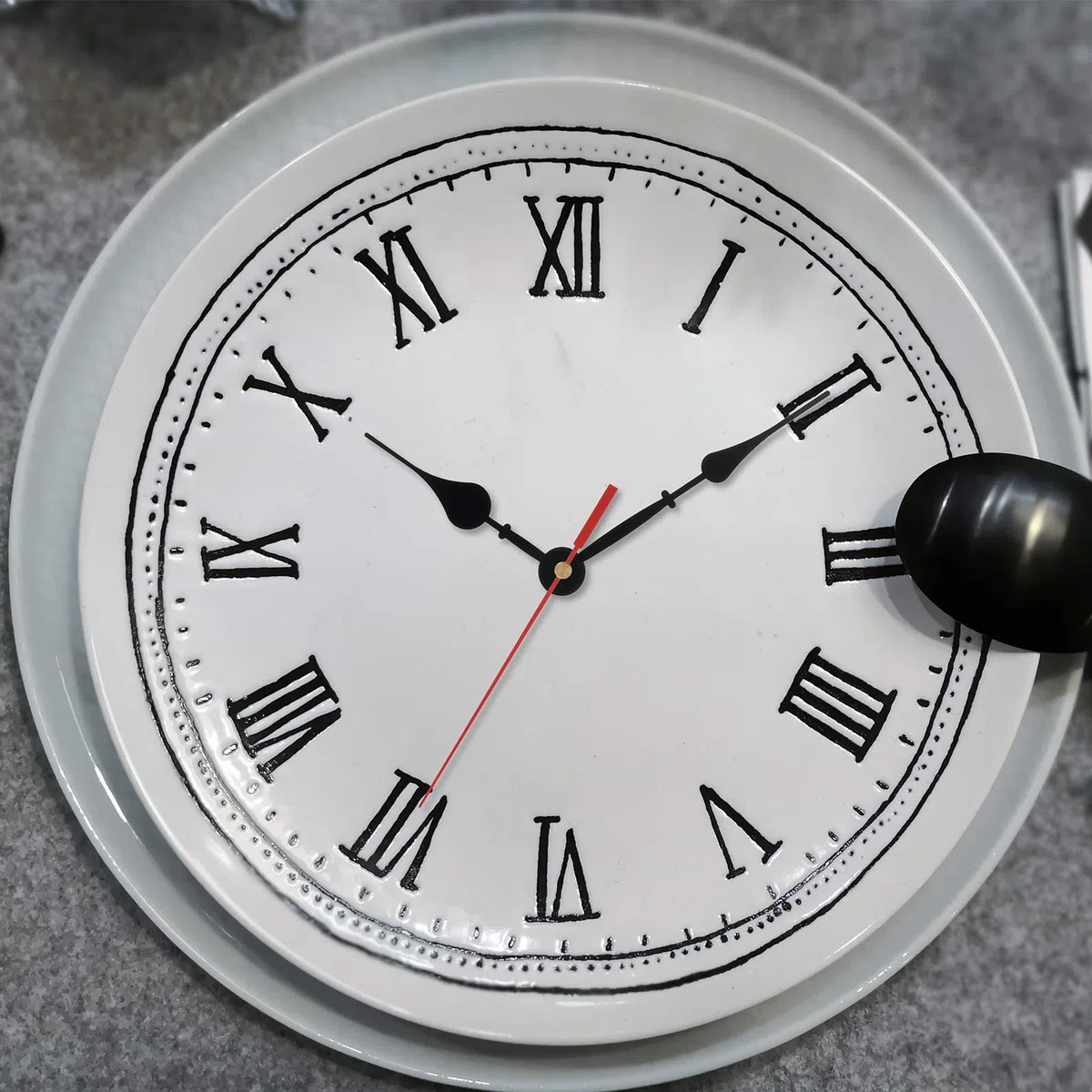 6 Stücke Quarz Uhrwerk Mechanismus uhrwerk für wanduhr uhrwerk mit zeiger mit 6 Paaren Verschiedene DIY Uhrzeiger Batteriebetriebene Ersatzteile Ersatz Motor Kits (13 mm/ 0,5 Zoll)