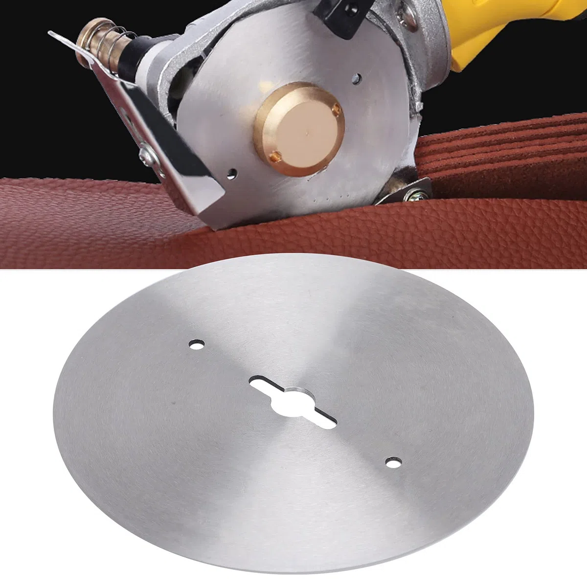 Rotary Cutter Blade Premium Legierung Stahl Round Schneidwerkzeug Ersatzblatt für Quiltnähung Bastelstoff Leder Textil Haltbar scharfe 108 mm 4,3 -Zoll -Klinge