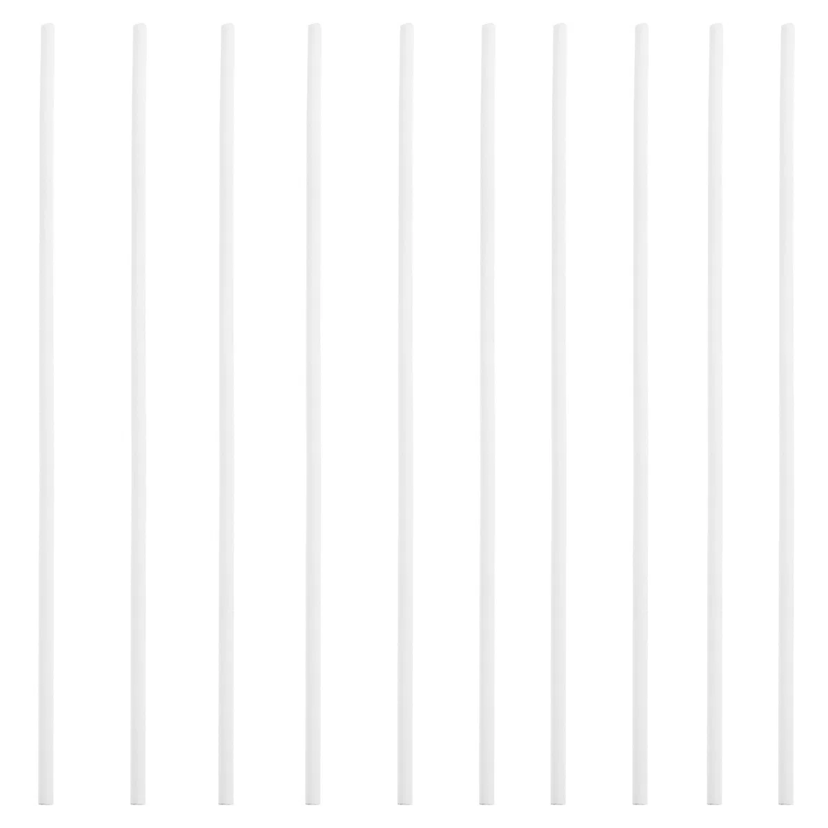 TEHAUX Hängende Brennstäbe aus Aluminiumoxid 10 cm – Hochtemperaturbeständig für sicheres Aufhängen von Keramikschmuck im Brennofen – for Heimwerkstatt, Töpfer*innen, DIY-Keramik-Brennen