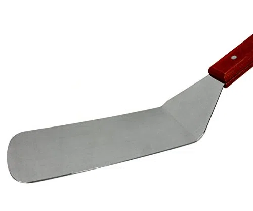 Yudu 2 stück Pfannenwender Bratenwender Küchenspachtel Bratenheber Heber mit Holzgriff Nr:02