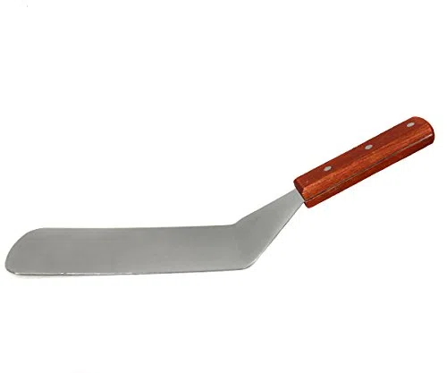 Yudu 2 stück Pfannenwender Bratenwender Küchenspachtel Bratenheber Heber mit Holzgriff Nr:02
