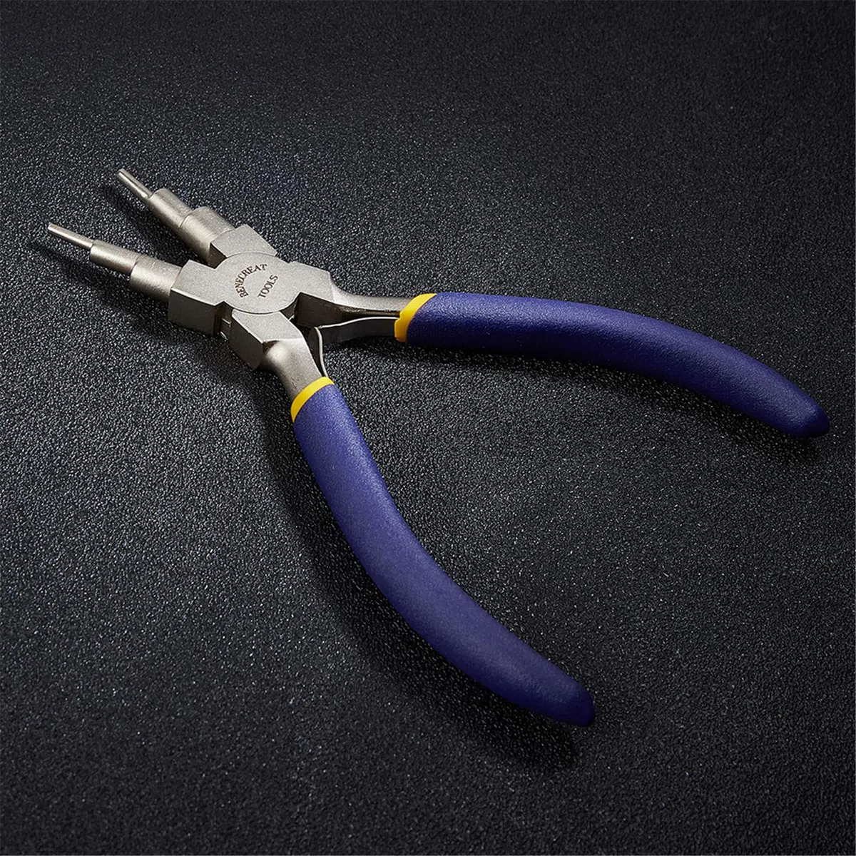 BENECREAT Wire Looping Tool Set mit 2 teiligem Wire Looping Dorn und 1 teiliger 6 in 1 Bail Making Zange für Schmuckdrahtwickel und Biegering