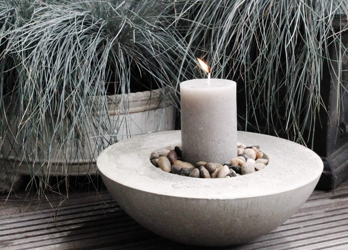 Ultrament Bastel Beton zum gießen| Hochwertige Gießmasse für kreative DIY-Projekte | Feuchtigkeits- & frostbeständig wasserdicht, Beton Gießmasse, Hellgrau, 3,5 Kg