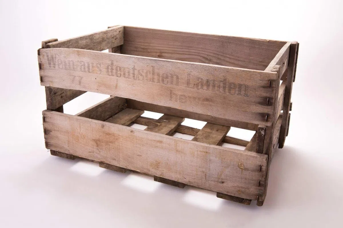 Holz Vintage - Authentische Deko Holzkiste 46 x 30,5 x 24 cm