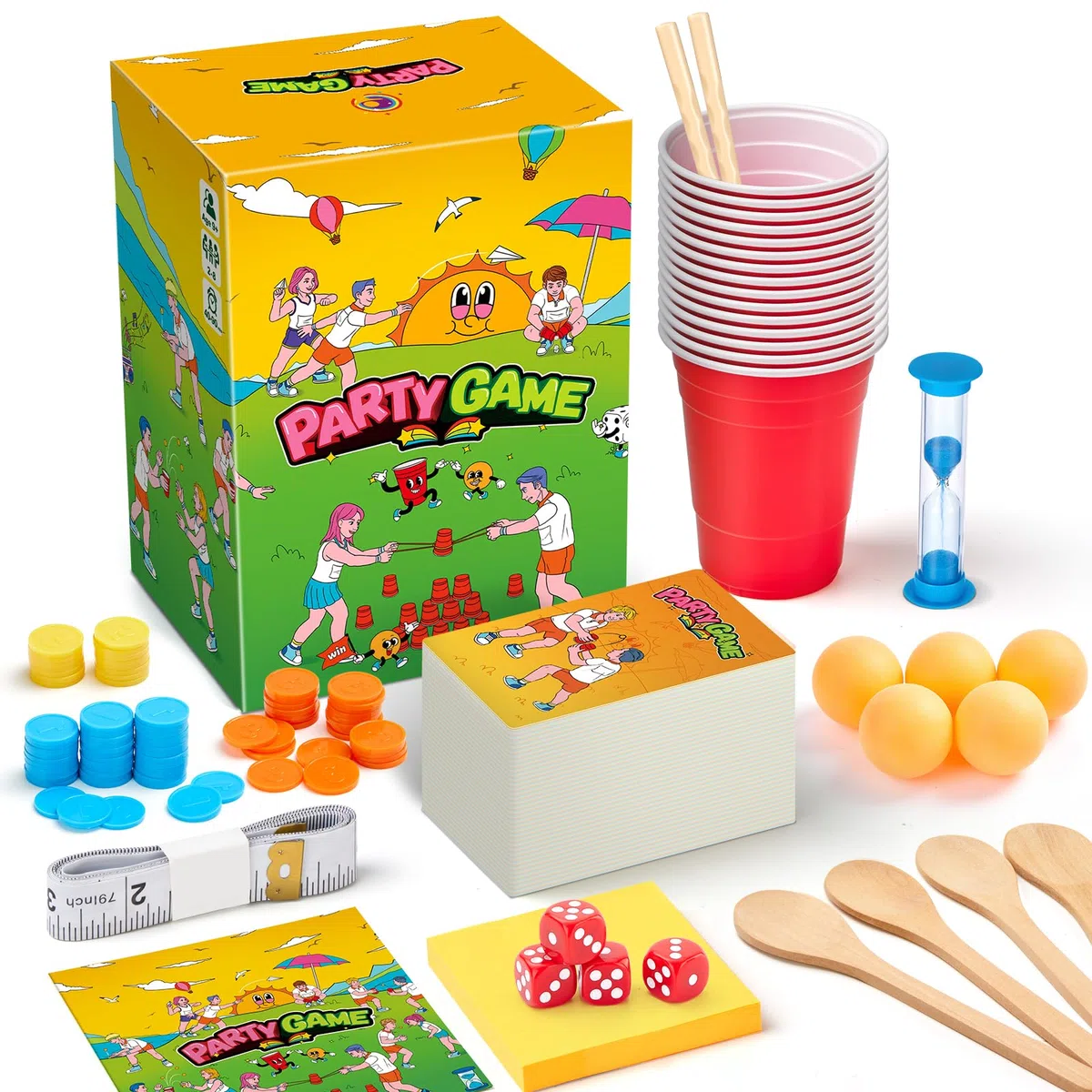 Partyspiele für Erwachsene und Kinder, Verrückte Spiel, Brettspiel mit 167 Vielfältigen Herausforderungen, Gesellschaftsspiele ab 8+ Jahre Familienspiele Lustige Geschenke für Jungen und Mädchen