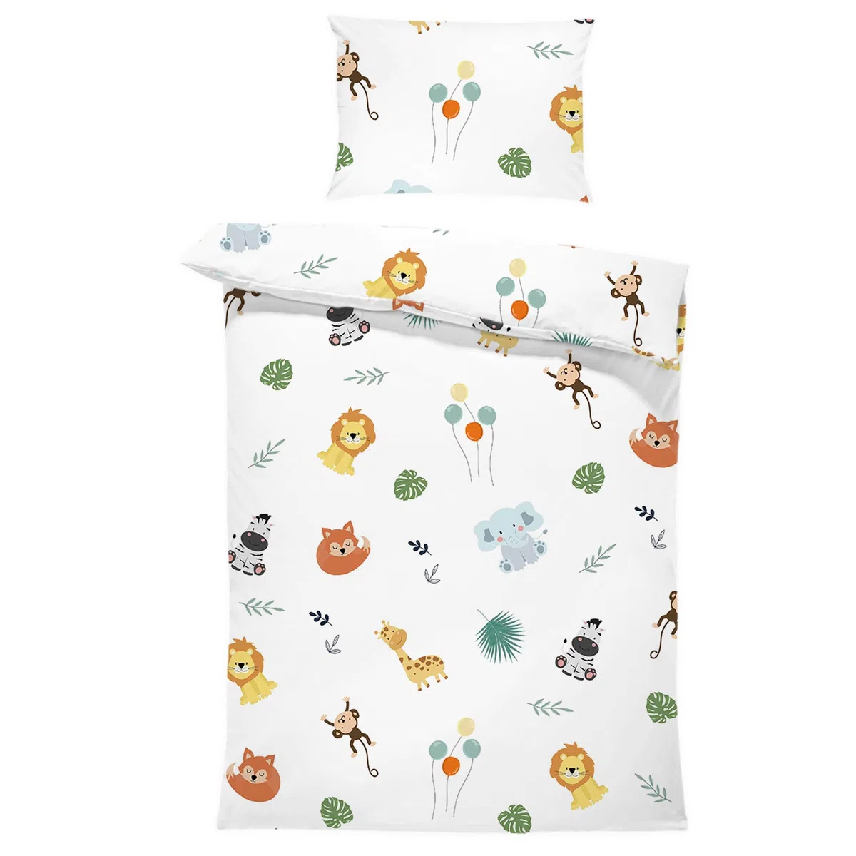 Kinderbettwäsche Baby Bettwäsche 90x120 cm aus Baumwolle - Kinder Set von Duvet Cover 90 x 120 und Kissenbezug 40x60 cm Junge und mädchen babybettwäsche bettbezug für Kleinkind Oeko-Tex