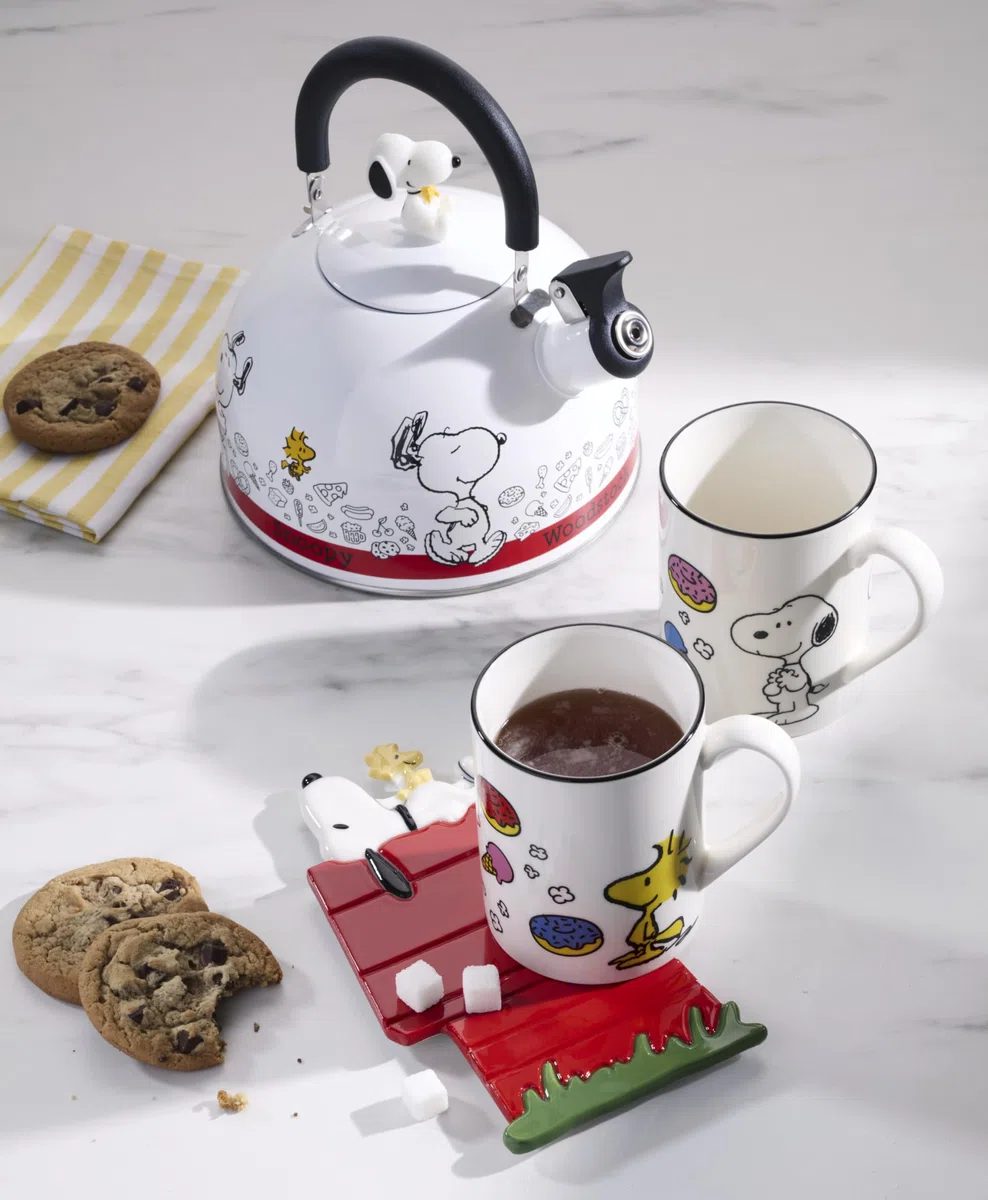 Lenox 897692 Chef Snoopy Teekessel, Edelstahl, mehrfarbig