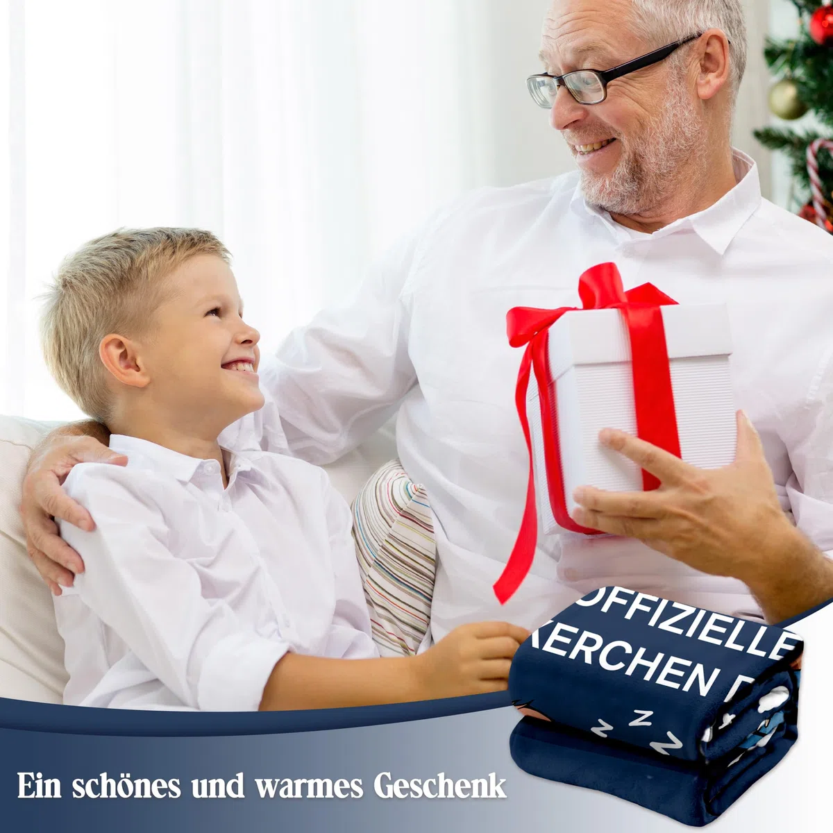 Opa Geschenk - Kuscheldecke Geschenke für Opa zum Geburtstag Vatertag Valentinstag Weihnachten, Geburtstagsgeschenk Ostergeschenk Vatertagsgeschenk