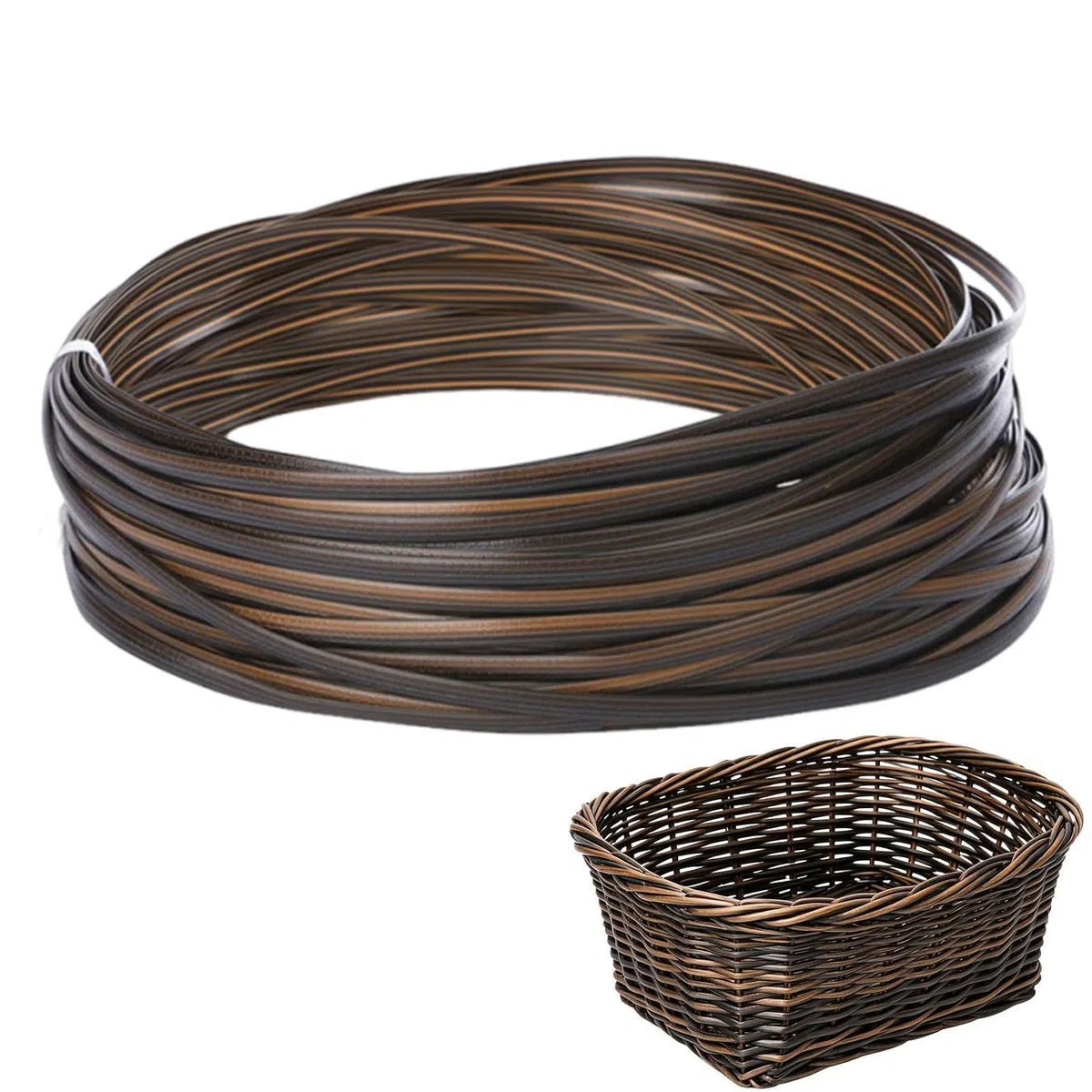 Rattan Reparaturset | Wasserdichter Flechtband Ersatz, 36,6 Meter Patio Möbel Reparaturset, für Korb, Sofa, Schrank, Dekorationen, Basteln, Garten, Hinterhof, Schwimmbad,
