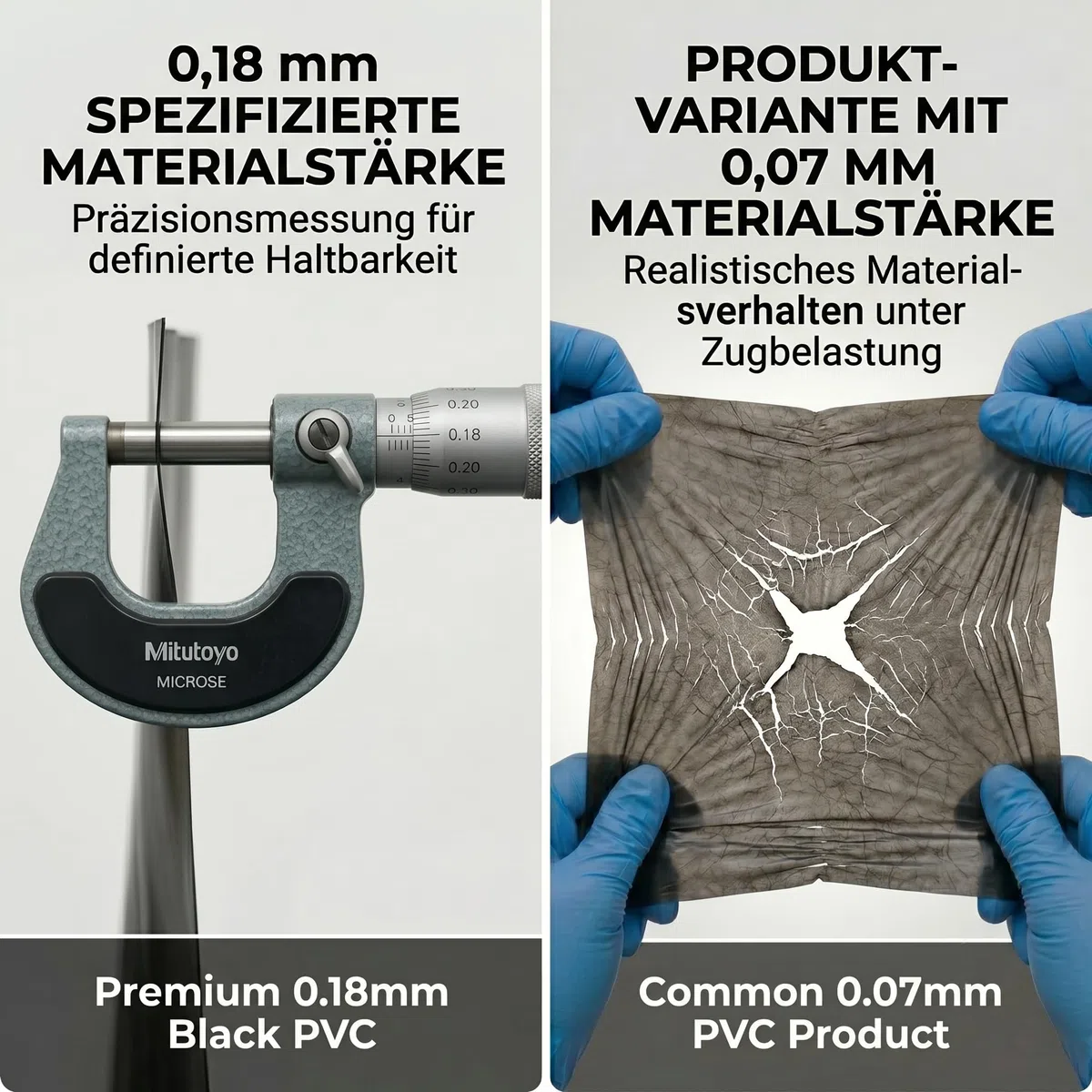 Wasserdichtes Bettlaken 200x220 Schwarz - 0,18mm PVC Massageunterlage reißfest für Ölmassage, Wellness & Zuhause Spa Bettauflage Körperpflege