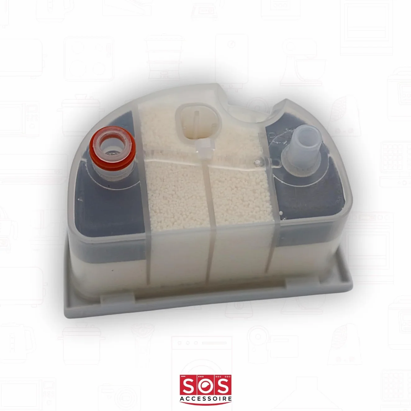 SOS ACCESSOIRE Anti-Kalk-Kartusche für Dampfbügelstation, Bügeleisen 9178005731, 9178020181 BEKO, GRUNDIG, QUIGG