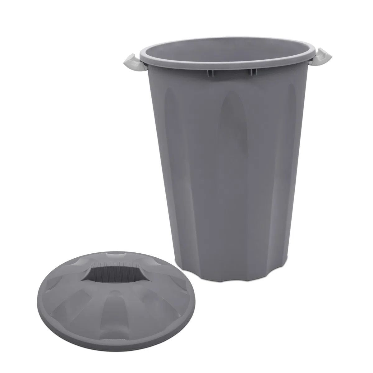 Spetebo Universal Maxitonne aus Kunststoff - 40 Liter - Allzweck Tonne mit Deckel farblich sortiert - Garten Mülltonne Regentonne mit Klickverschluss Abfalleimer Mülleimer