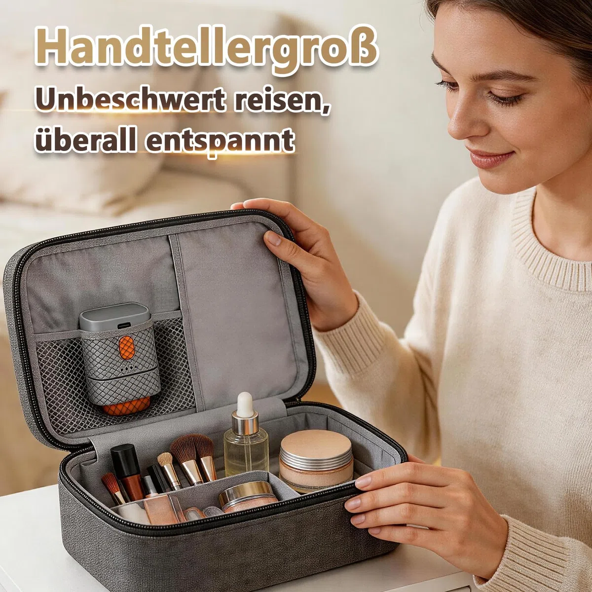 Accenter Vakuumbeutel für Kleidung mit Pumpe ，Kleidungsaufbewahrung für Reise, Kleine Vakuumbeutel passend für Verschiedene Koffergrößen,Reisehelfer für die Kofferorganisation 17er Set