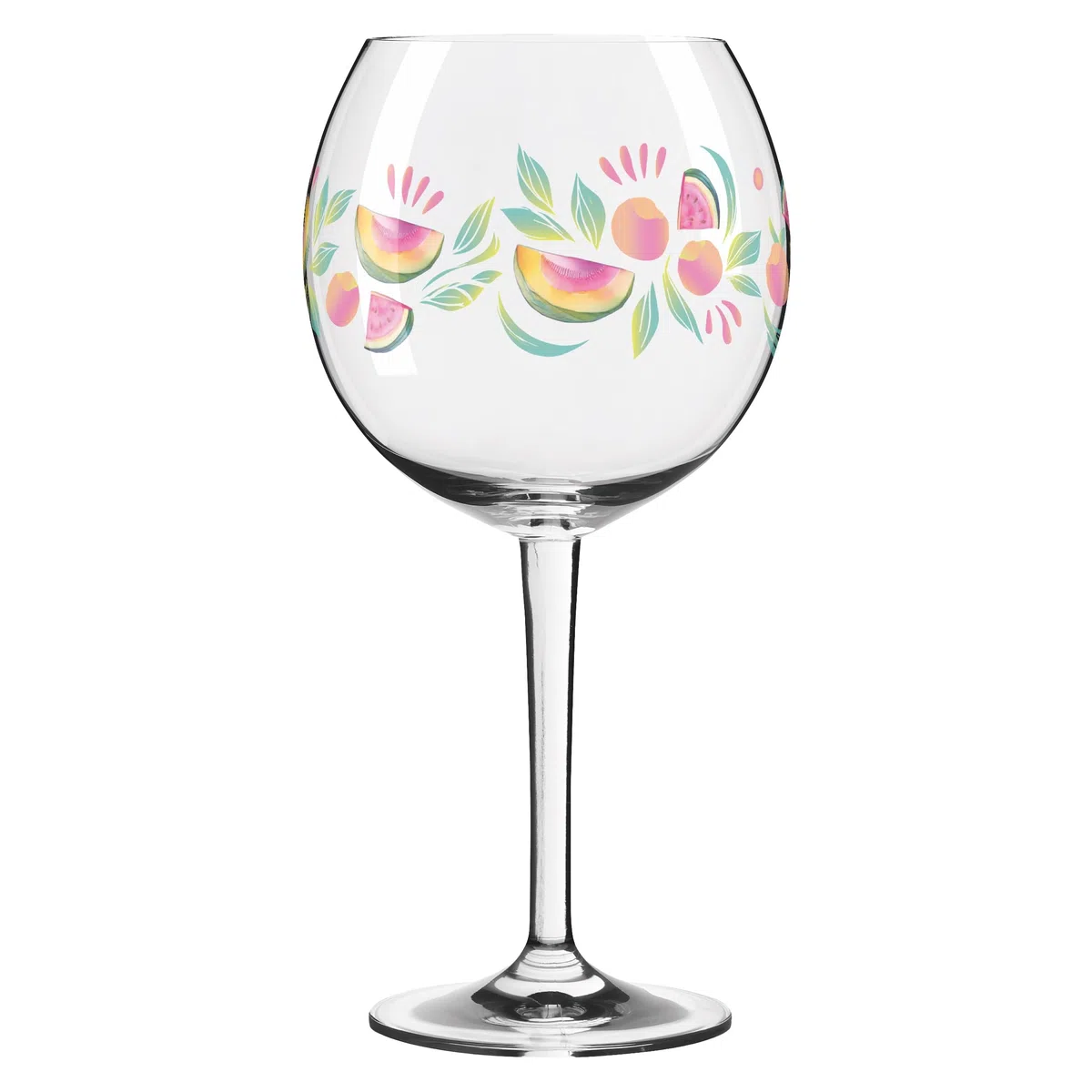 RITZENHOFF 6321001 Aperitif-Glas 500 ml - 2er-Set - Summer Breeze - für Cocktails, mit Frucht-Motiv bunt - Made in Germany