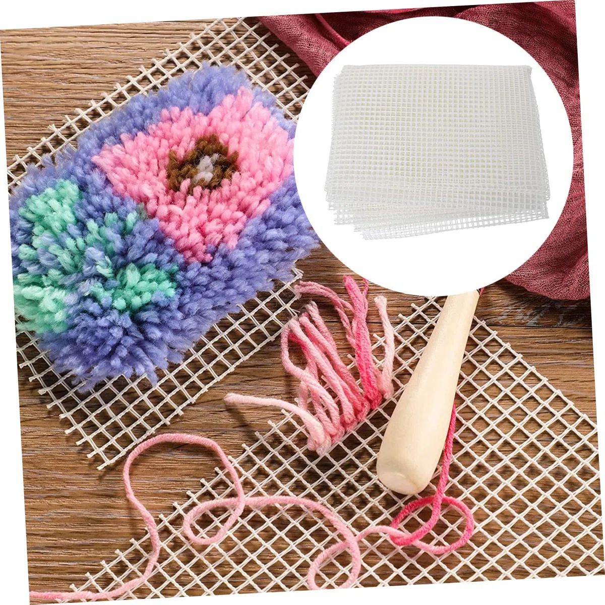 Garneck Kreuzstichplatten Für DIY Teppichdesign – Stramin Zum Knüpfen in 150x100cm - Hochwertiges Teppich Mesh Für Kreative Teppichherstellung Und Individuelle Dekoration