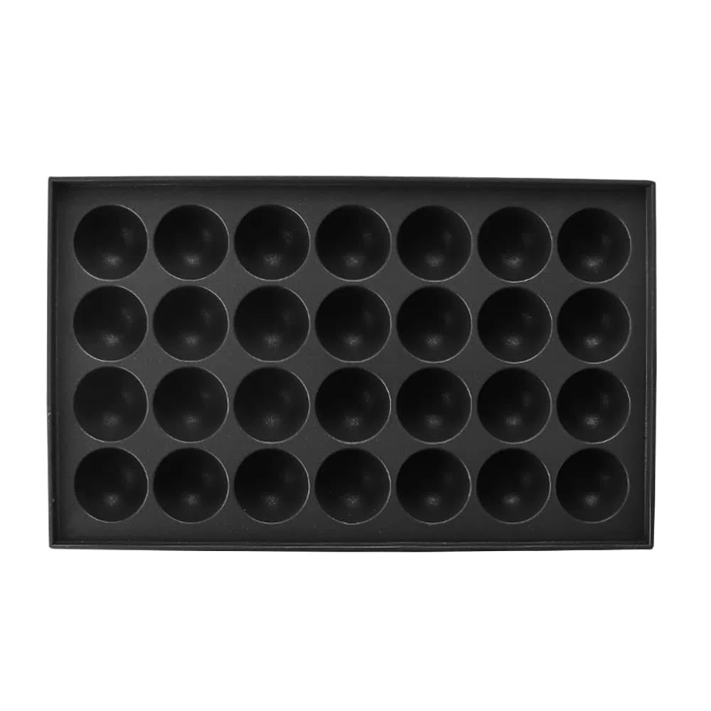 Takoyaki-Platte mit 28 Löchern, 4 cm, antihaftbeschichtet, für das Kochen zu Hause, Takoyaki Takoyaki-Platte, nur Takoyaki-Aluminiumplatten