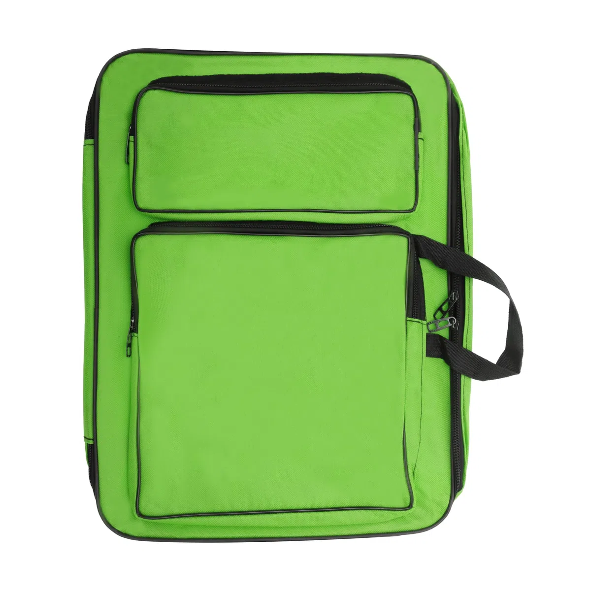 Kunstmappe Tragetasche Zeichenbedarf Tasche Tragbare Malerei Skizzenblock Aufbewahrungstasche Tragetasche Zeichenbrett Tasche Für Paletten Farben Pinsel Gras-Grün