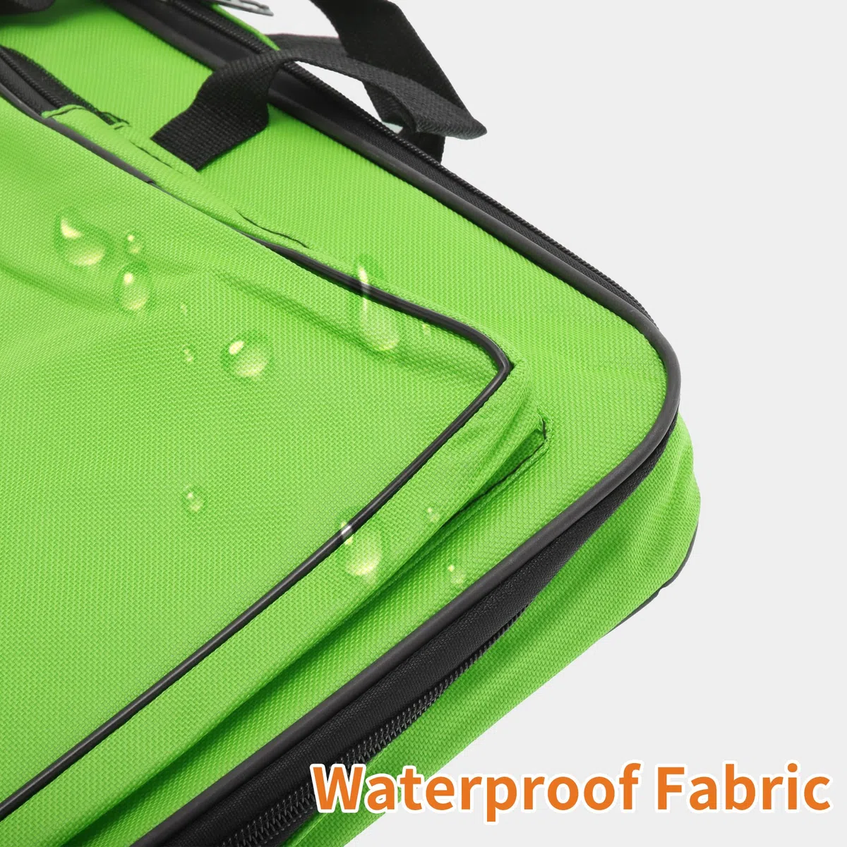 Kunstmappe Tragetasche Zeichenbedarf Tasche Tragbare Malerei Skizzenblock Aufbewahrungstasche Tragetasche Zeichenbrett Tasche Für Paletten Farben Pinsel Gras-Grün
