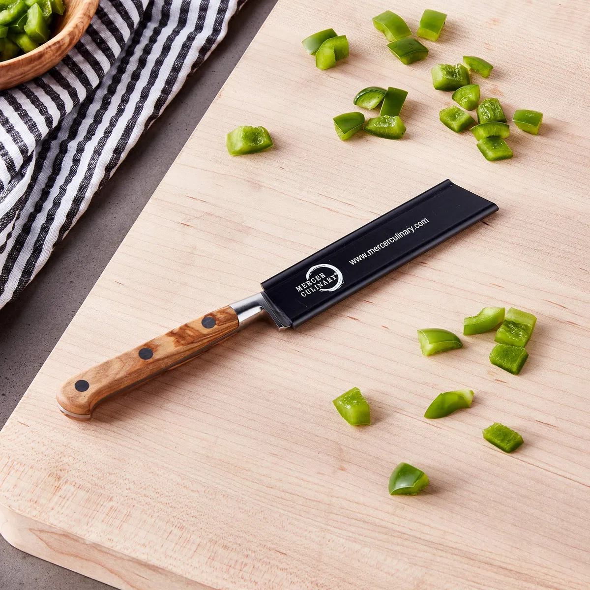 Mercer Culinary Messerhülle, aus Kunststoff, Schwarz, schwarz, 4-Inch x 1-Inch Knife Guard