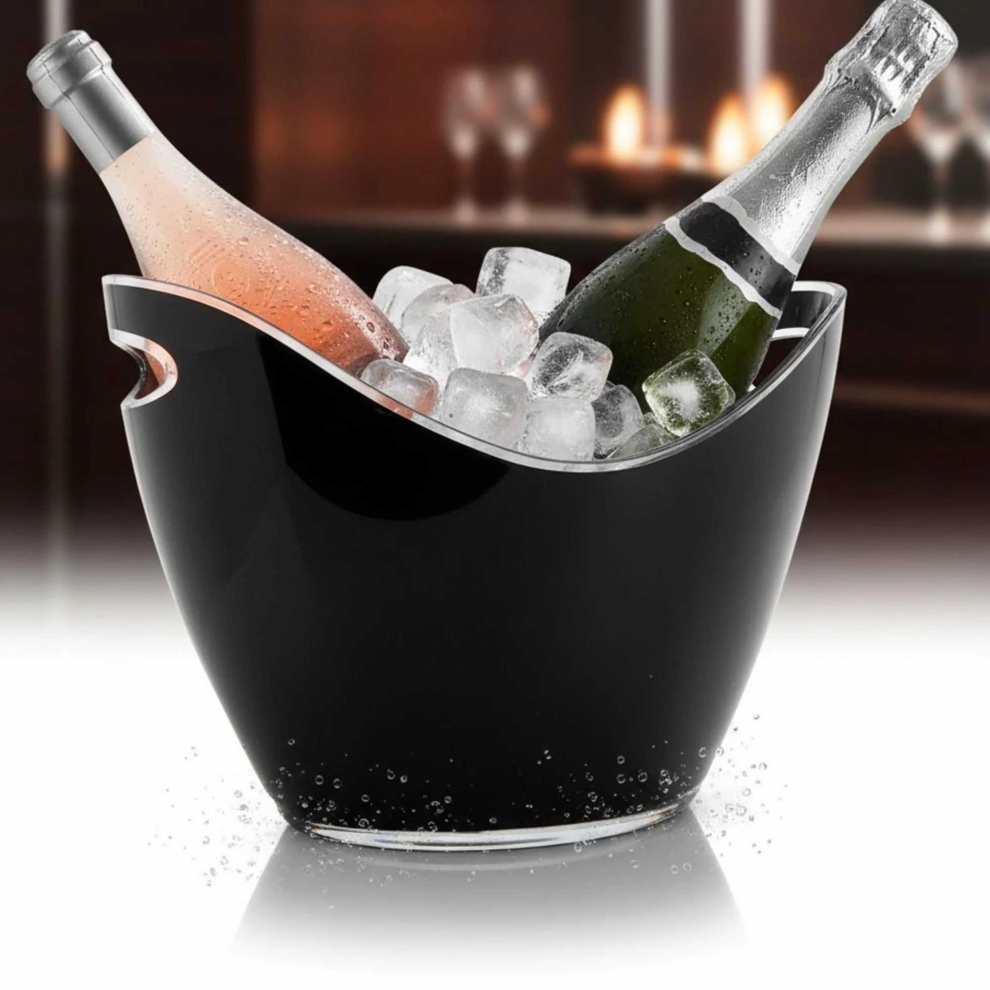 Vin Bouquet FIE 006 - Eiskübel für 2 Flaschen, schwarz