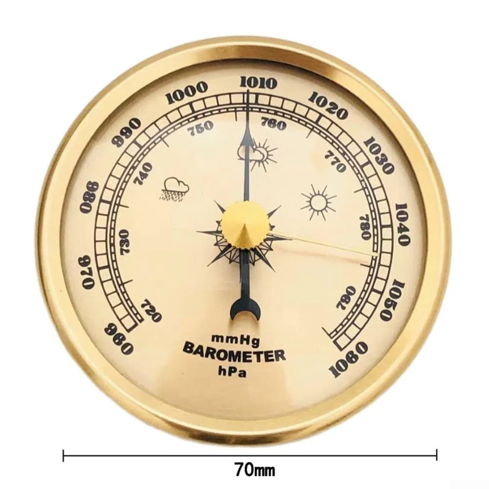 70 mm Barometer für genaue Luftdruckmessungen in Ihrem Zuhause