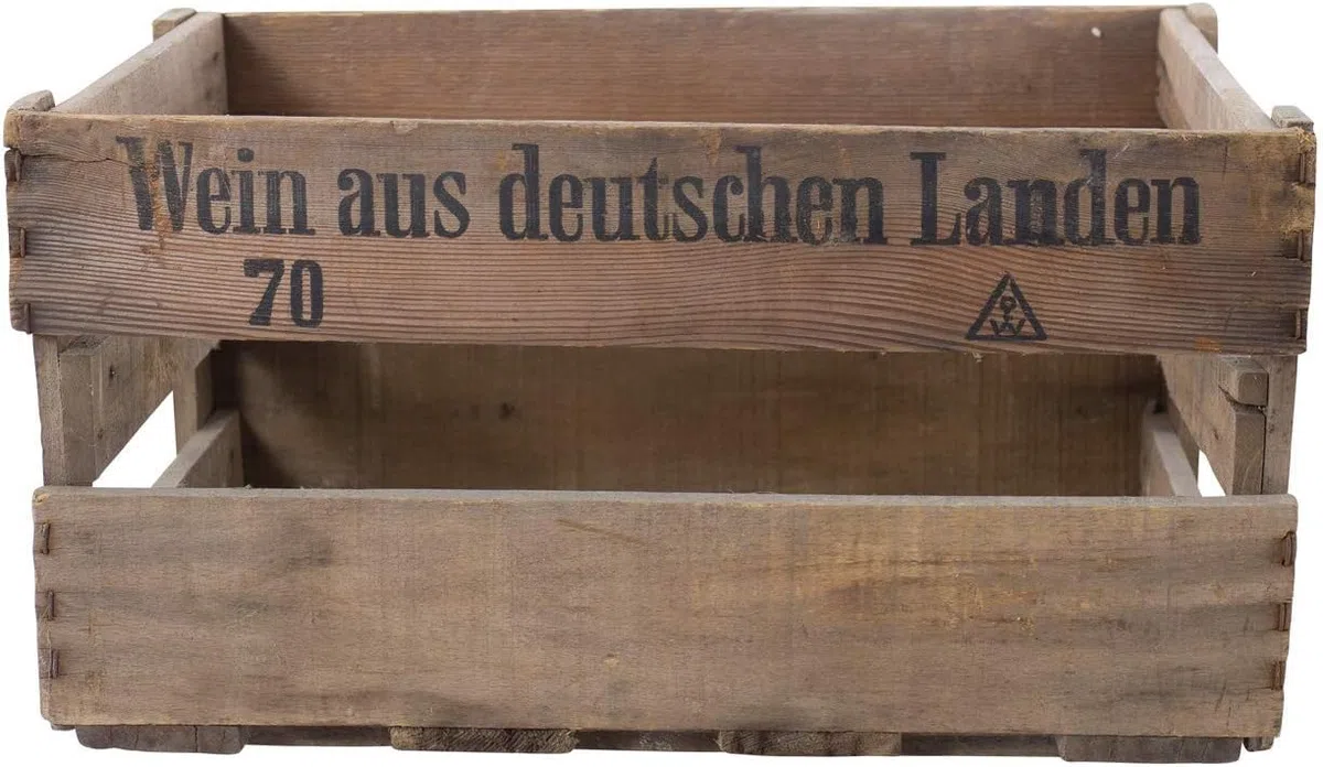 Holz Vintage - Authentische Deko Holzkiste 46 x 30,5 x 24 cm