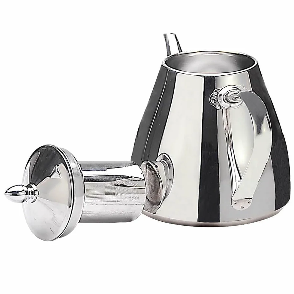 SANQIAHOME Edelstahl-Teekanne mit Siebeinsatz,Teekannen,2.0L