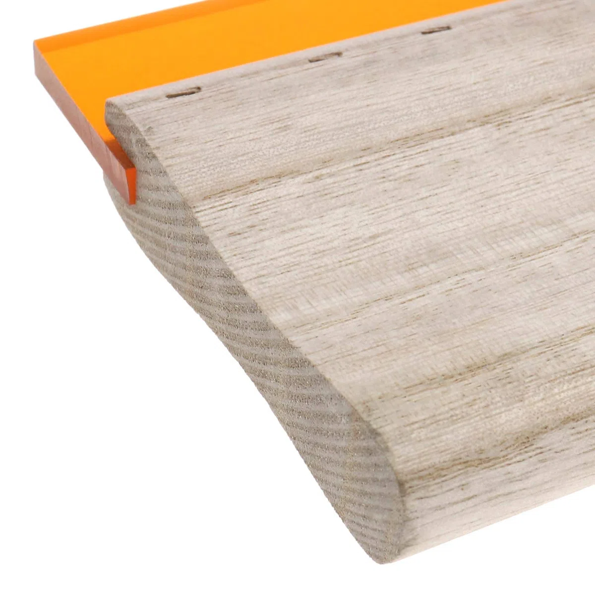 2pcs Siebdruckrakel Holz Pinsel Kit 2 Größe 24 cm und 15 cm Handdruck Wasser Tintenschaber
