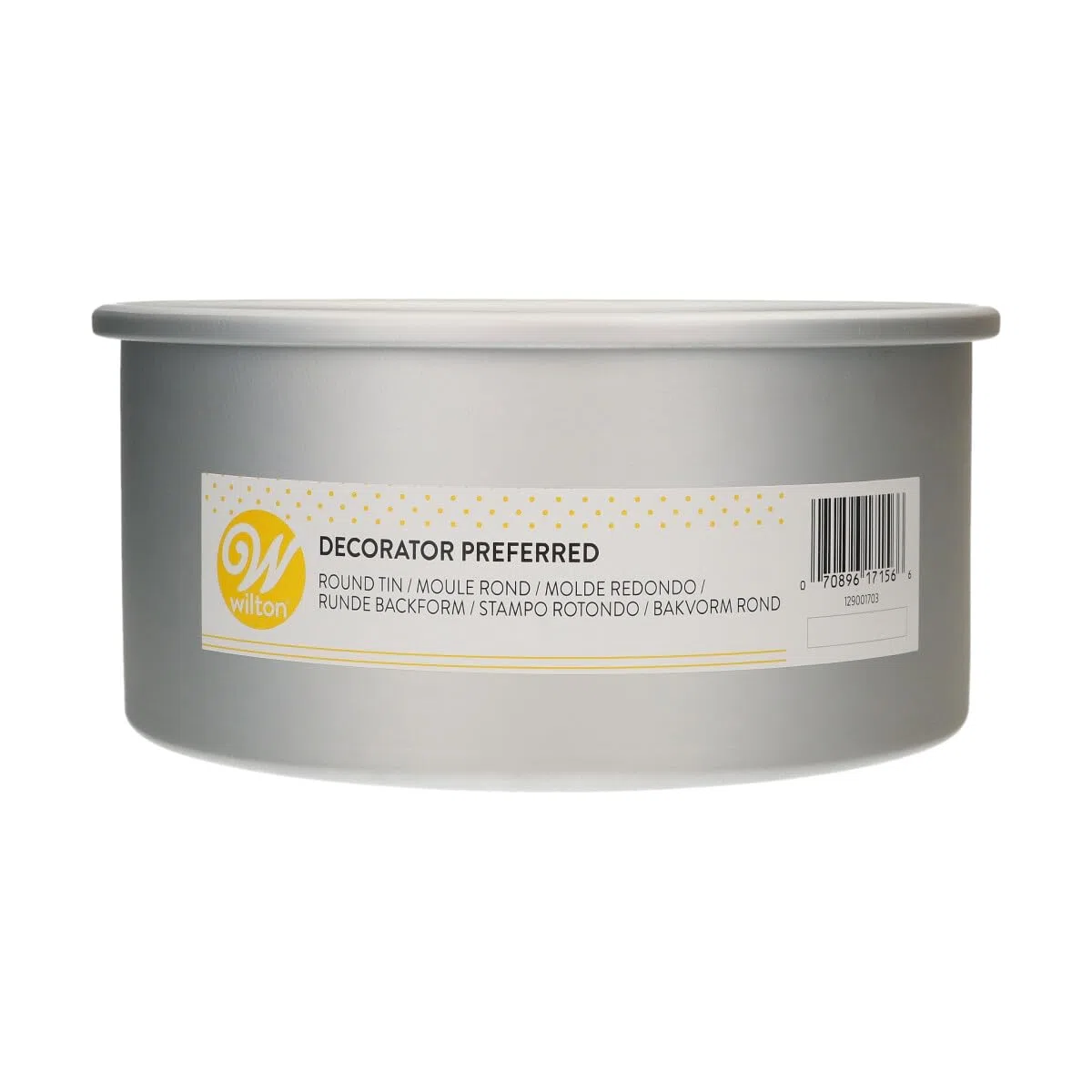 Wilton Runde Backform Extra Tief -Kuchenform für Höhe Kuchen Tortenform Backblech mit extra hohem Rand - Ø 20 x 10 cm