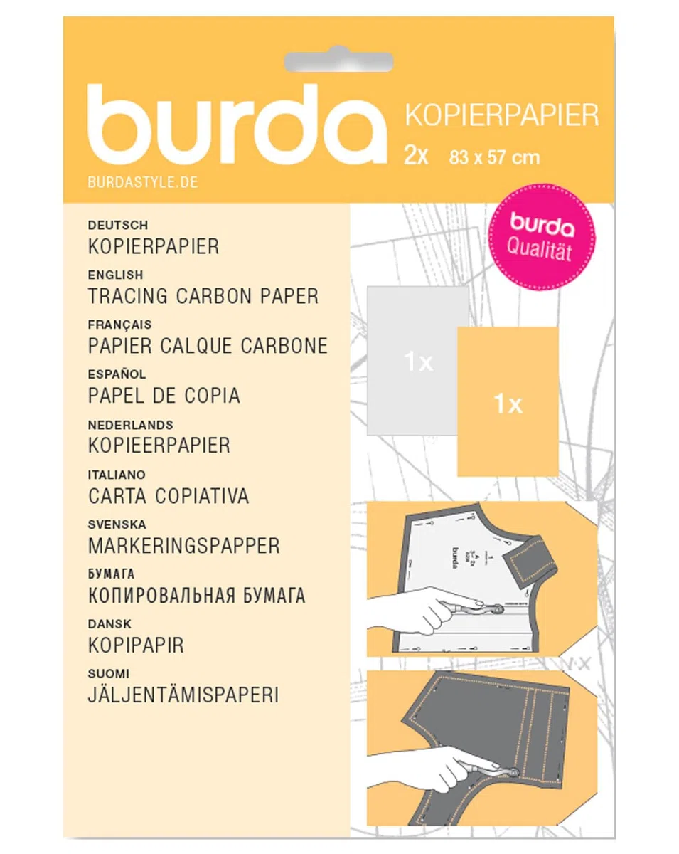 Kombi-Pack: Kopierpapier blau/rot und weiß/gelb