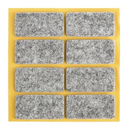 haggiy Stuhlgleiter - Möbelgleiter selbstklebend - 5,0 mm stark, 20 x 40 mm (80 Stk.)