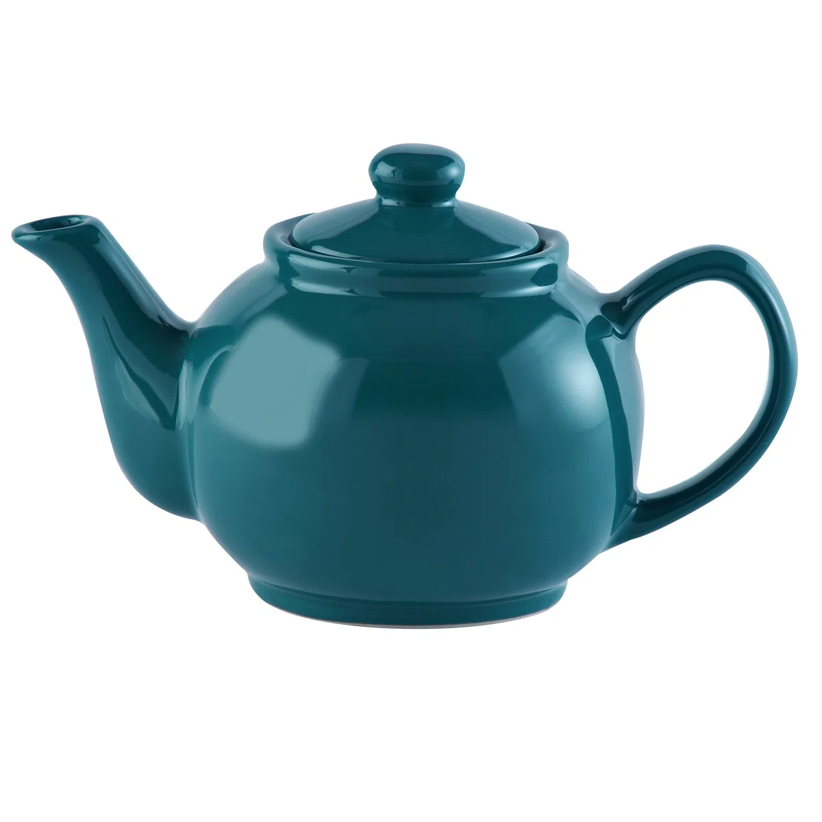 Price & Kensington Englische Teekanne für 2 Tassen, aus hochwertigem Steingut, Teekännchen mit Glanzglasur, petrol, mikrowellen- und spülmaschinenfest, Vintage Teebereiter