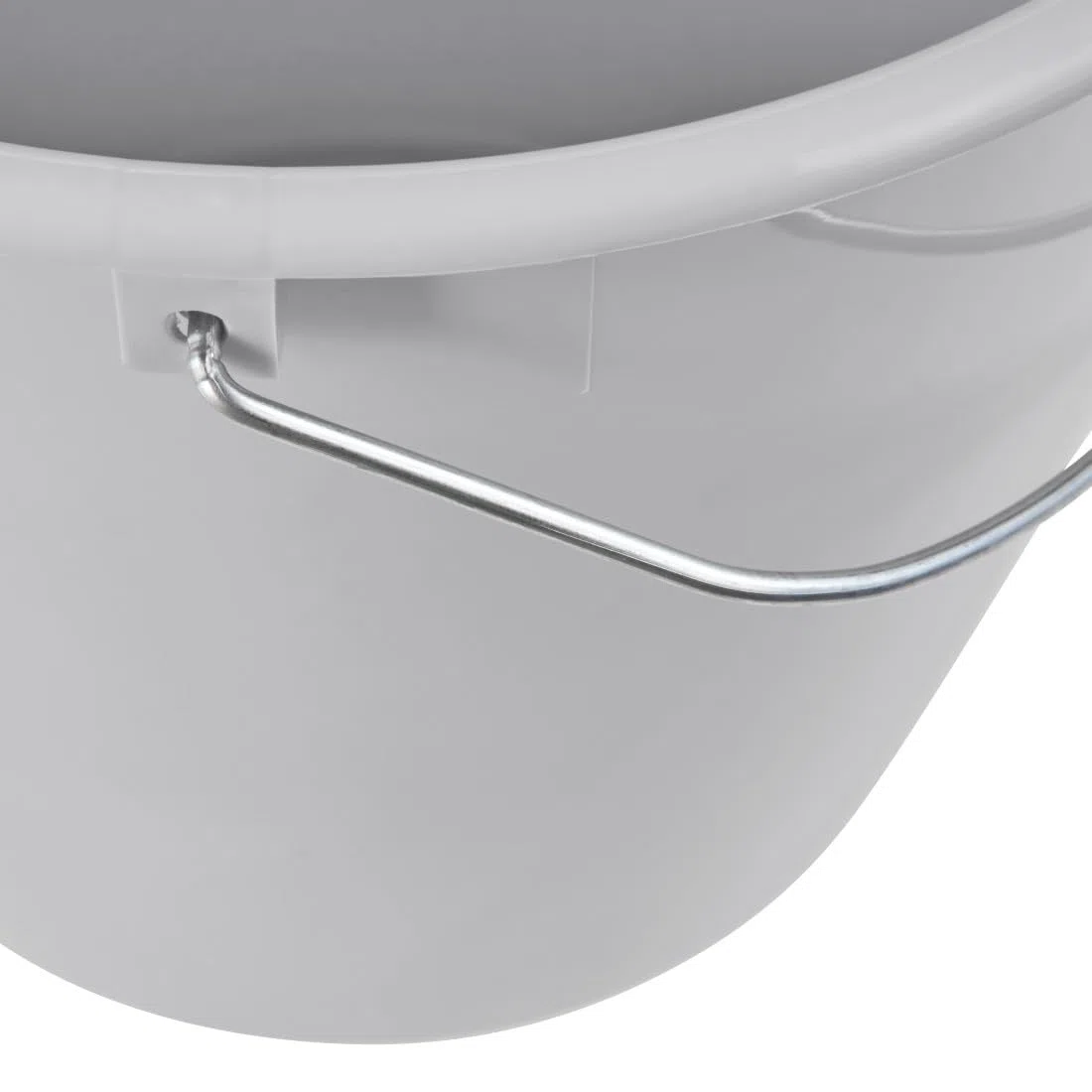 keeeper Erik 5X Eimer mit Metallbügel, 5 l, Polypropylen, 24 x 24 x 20 cm, Nordic Grey